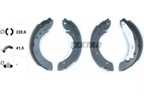TEXTAR Brake Shoe Set (91053900)