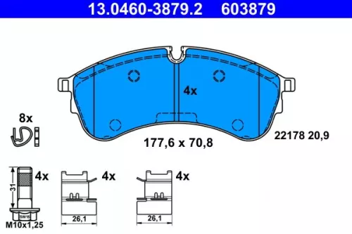 Brake Pad Set, disc brake