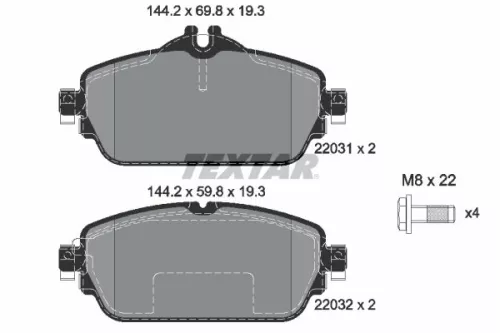 Brake Pad Set, disc brake