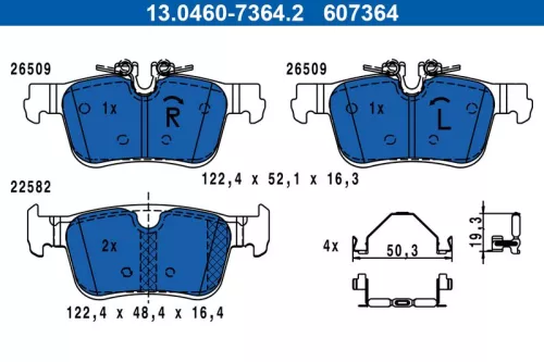 Brake Pad Set, disc brake
