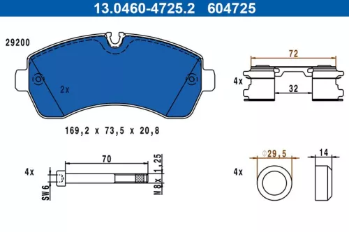 Brake Pad Set, disc brake