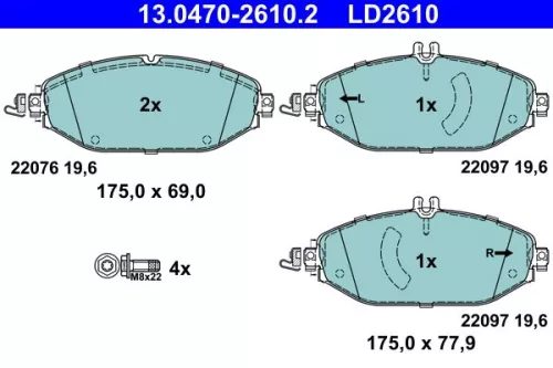 Brake Pad Set, disc brake