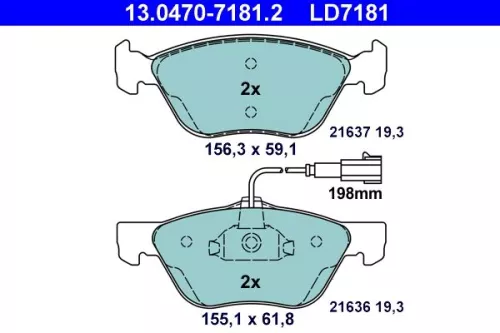 Brake Pad Set, disc brake