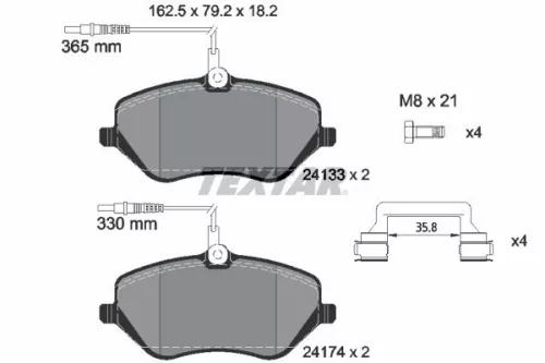 Brake Pad Set, disc brake