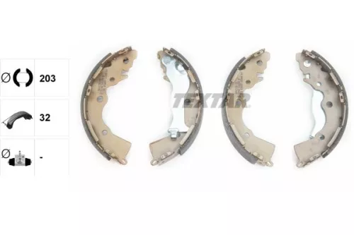 TEXTAR Brake Shoe Set (91068900)