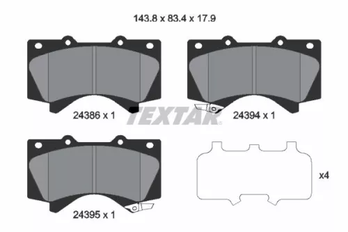 Brake Pad Set, disc brake