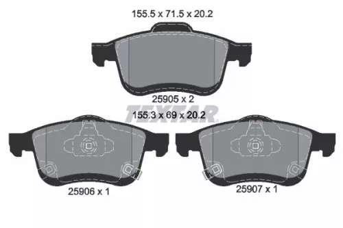 Brake Pad Set, disc brake
