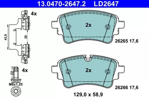 Brake Pad Set, disc brake