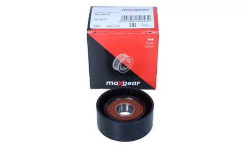 MAXGEAR Tensioner Pulley, V-ribbed belt (54-1674)