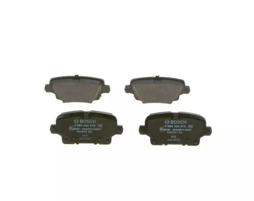BOSCH Brake Pad Set, disc brake (0986424872)
