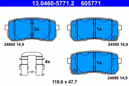 Brake Pad Set, disc brake