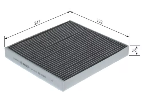 BOSCH Filter, cabin air (1987435623)