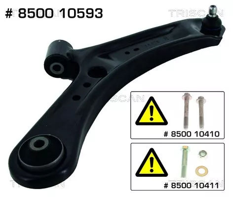 Control/Trailing Arm, wheel suspension