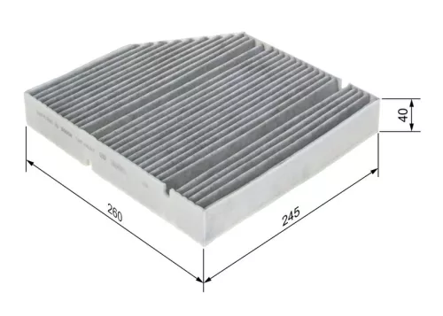 BOSCH Filter, cabin air (1987435617)