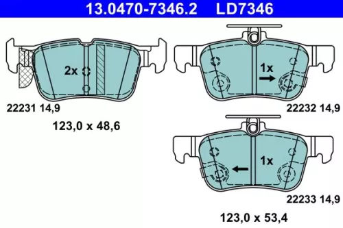 Brake Pad Set, disc brake