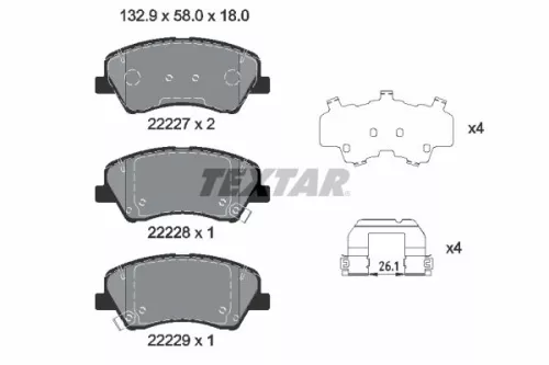 Brake Pad Set, disc brake