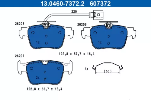 Brake Pad Set, disc brake