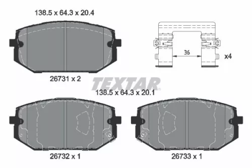 Brake Pad Set, disc brake