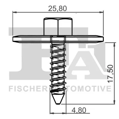 FA1 Sheet Metal Screw (14-70001.10)