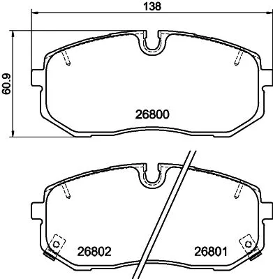 Brake Pad Set, disc brake