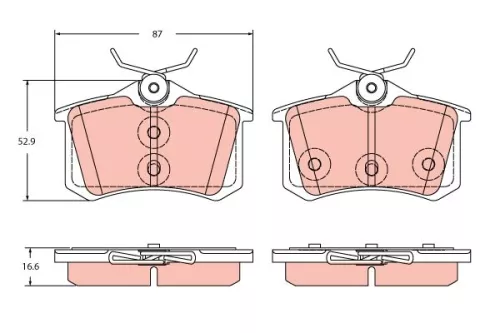 Brake Pad Set, disc brake