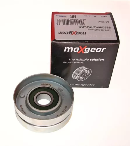 MAXGEAR Tensioner Pulley, V-ribbed belt (54-0241)