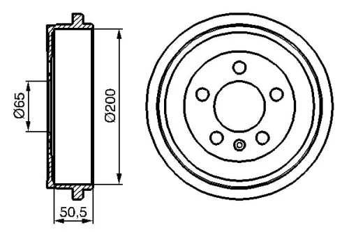 BOSCH Brake Drum (0 986 477 133)