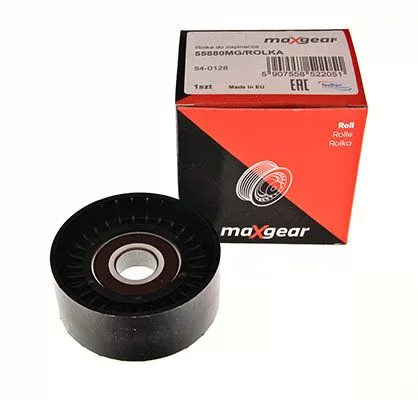 MAXGEAR Tensioner Pulley, V-ribbed belt (54-0128)