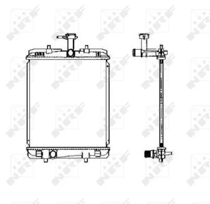 NRF Radiator, engine cooling (53459)