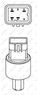 NRF Pressure Switch, air conditioning (38929)
