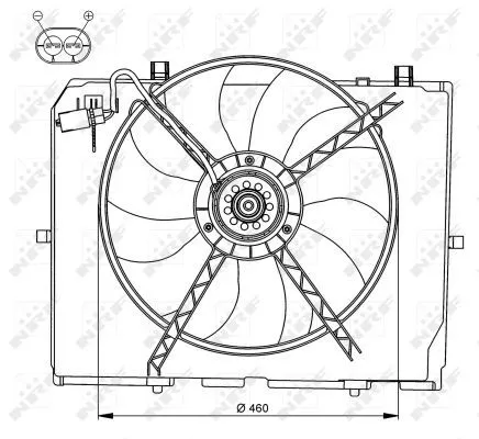 NRF Fan, engine cooling (47066)