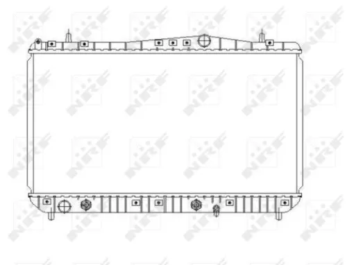 NRF Radiator, engine cooling (53385)