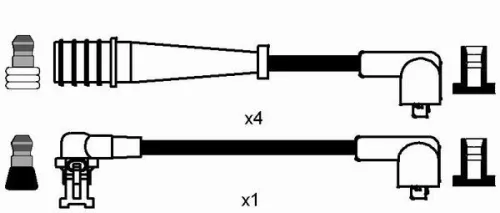 NGK Ignition Cable Kit (8470)