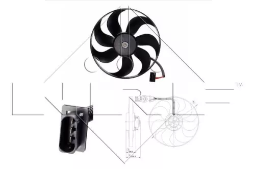 Fan, engine cooling