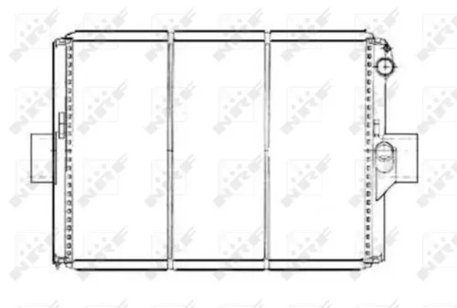 NRF Radiator, engine cooling (58883)