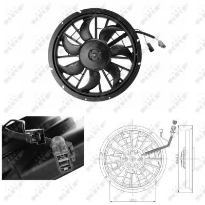 Fan, engine cooling