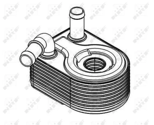 NRF Oil Cooler, engine oil (31069)