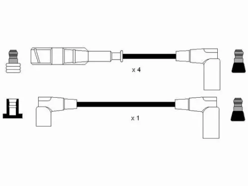NGK Ignition Cable Kit (0742)