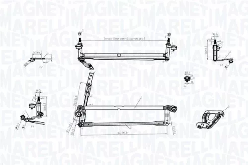 MAGNETI MARELLI Wiper Linkage (085570177010)