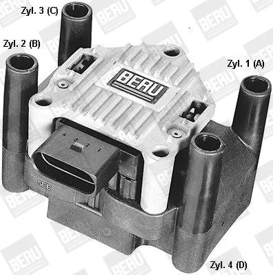 BorgWarner (BERU) Ignition Coil (ZSE003)