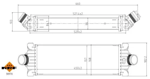 NRF Charge Air Cooler (30976)