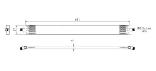 NRF Oil Cooler, automatic transmission (31813)