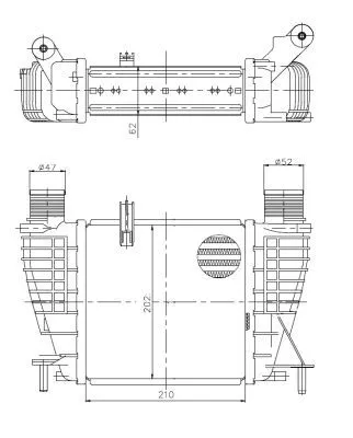 NRF Charge Air Cooler (309043)