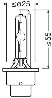 OSRAM Bulb, headlight (66440XNL-HCB)