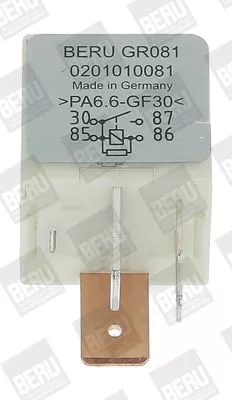 Relay, glow plug system