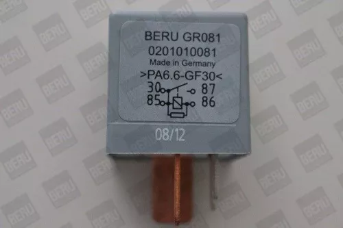 BorgWarner (BERU) Relay, glow plug system (GR081)