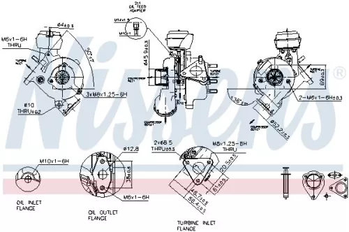 NISSENS Charger, charging (supercharged/turbocharged) (93200)