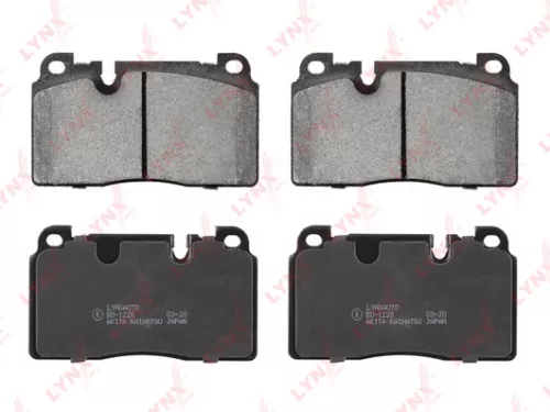 Disc brake pads, front