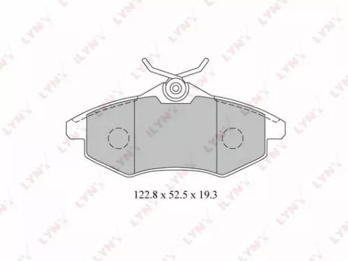 Disc brake pads, front
