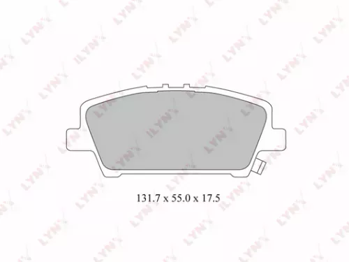 LYNXAUTO Disc brake pads, front (BD-3427)